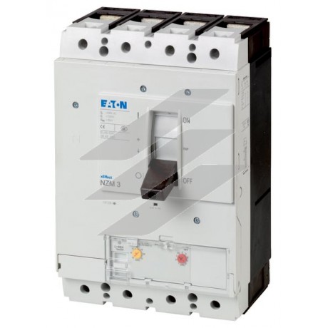 Автоматичний вимикач 630А/400 А нейтрали NZMH3-4-AE630/400, 4 полюса, відкл.здатність 150кА, електронний расцепитель, Eaton