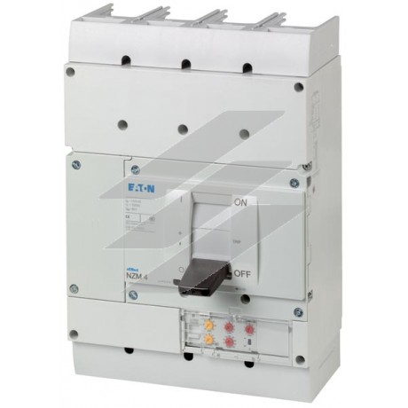 Автоматичний вимикач 1600А NZMN4-4-VE1600, 4 полюса, відкл.здатність 50кА, селективний расцепитель, Eaton
