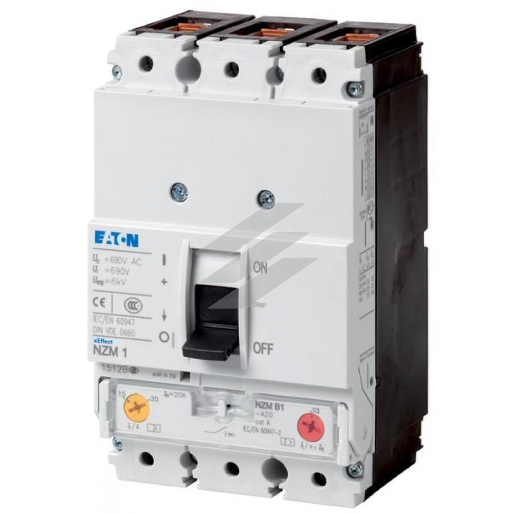 Автоматичний вимикач NZMC1-A100, 3-пол., 100A, Eaton