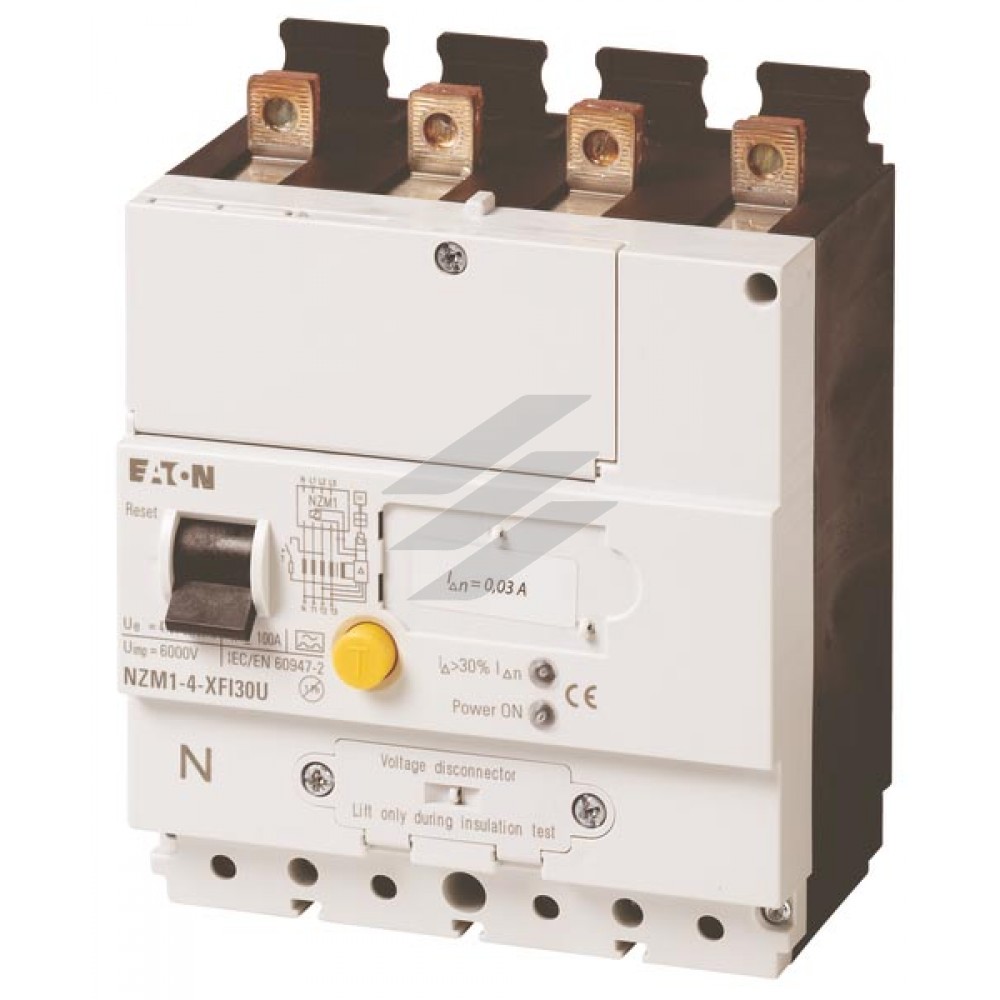 Блок захисту від струмів витоку NZM1-4-XFI300U, Eaton