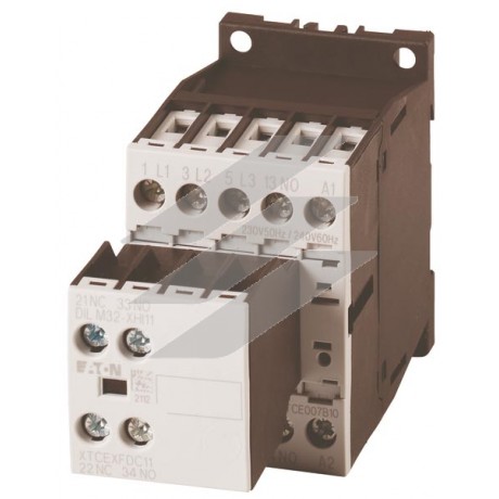 Контактор 7 А DILM7-21(230V50HZ,240V60HZ), Eaton