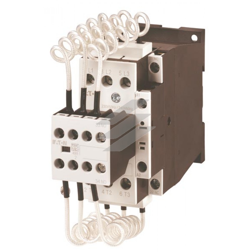 Контактор для комутації конденсаторов12А DILK12-11(230V50HZ,240V60HZ), Eaton