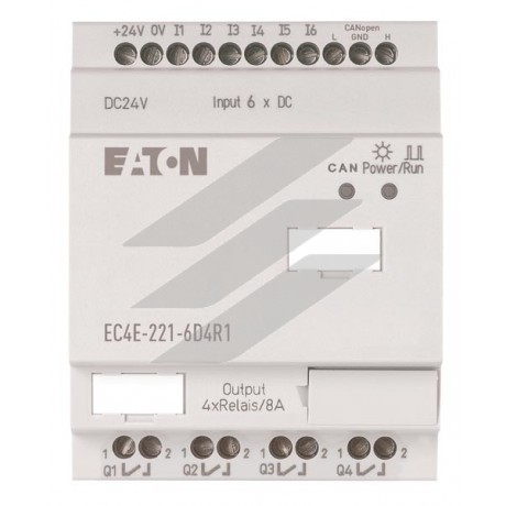 Модуль розширення введення/виводу EC4E-221-6D4R1, Eaton