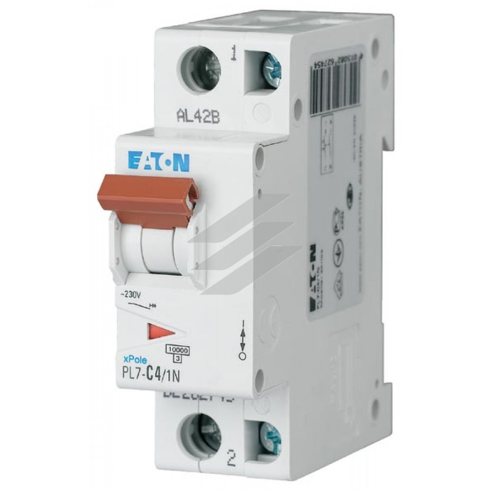 Захисний вимикач LS PL7-B4/1N-HS, Eaton