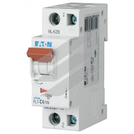 Захисний вимикач LS PL7-B4/1N-HS, Eaton