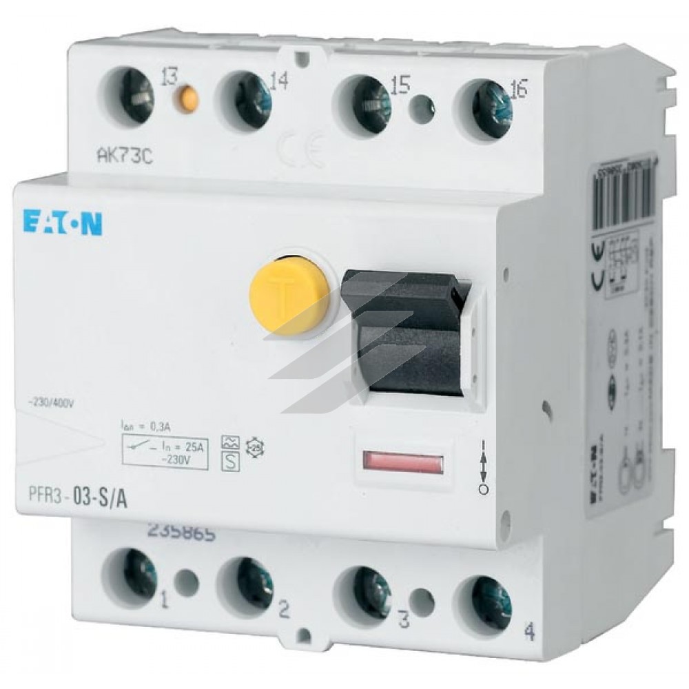 реле контролю струмів витоку 0 PFR3-1-S/A, Eaton