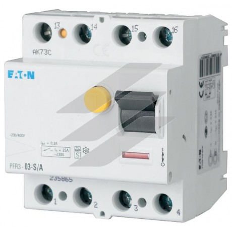 реле контролю струмів витоку 0 PFR3-1-S/A, Eaton