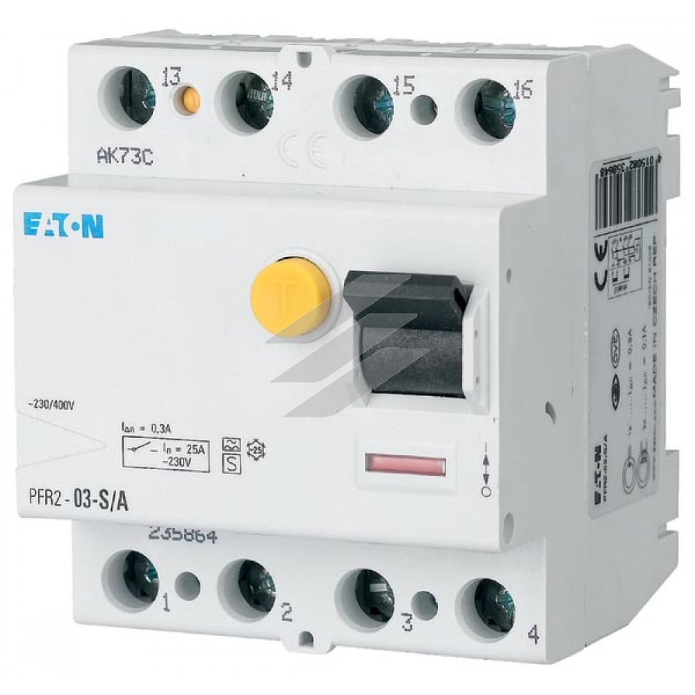 реле контролю струмів витоку 0 PFR2-03-U, Eaton