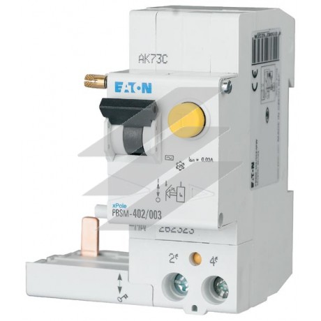 Розчіплювати модуль FI для PLS. PBSM-402/03-MW, 40A, 2p, 300 мА, Eaton