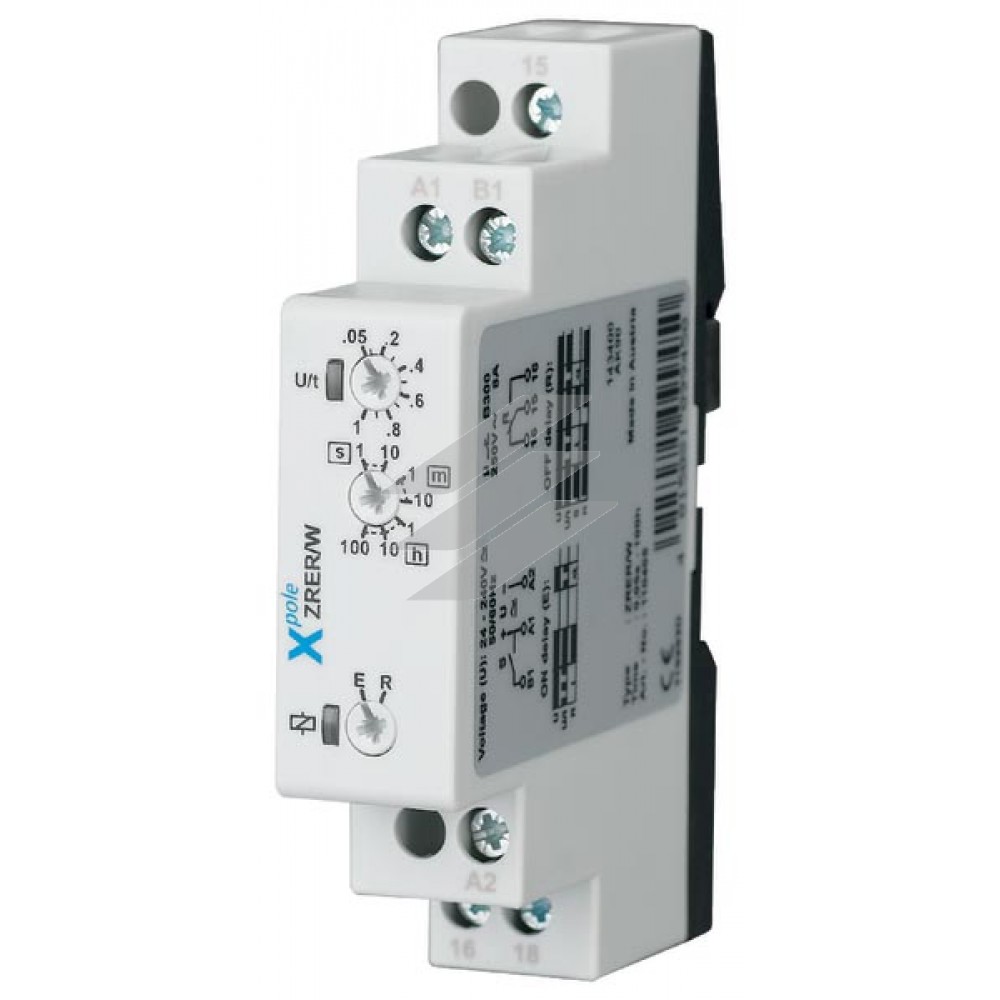 Реле часу 24-240 В АС, ZRER/W, Eaton