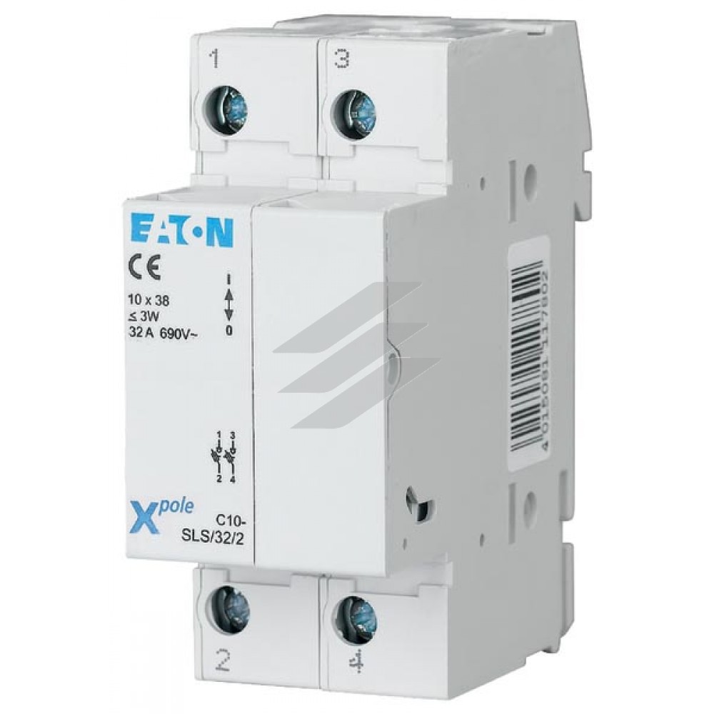 Тримач запобіжника 10х38 C10-SLS/32/2, Eaton