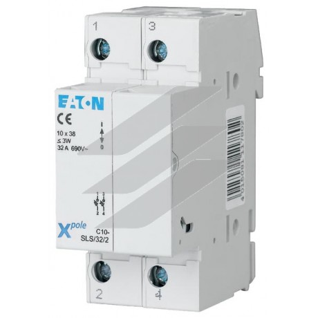 Тримач запобіжника 10х38 C10-SLS/32/2, Eaton