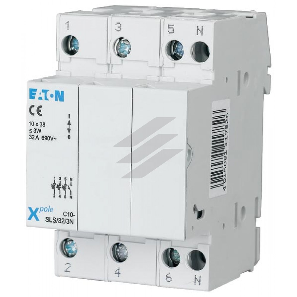 Тримач запобіжника 10х38 C10-SLS/32/3N, Eaton
