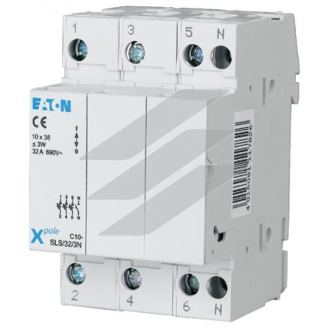 Тримач запобіжника 10х38 C10-SLS/32/3N, Eaton
