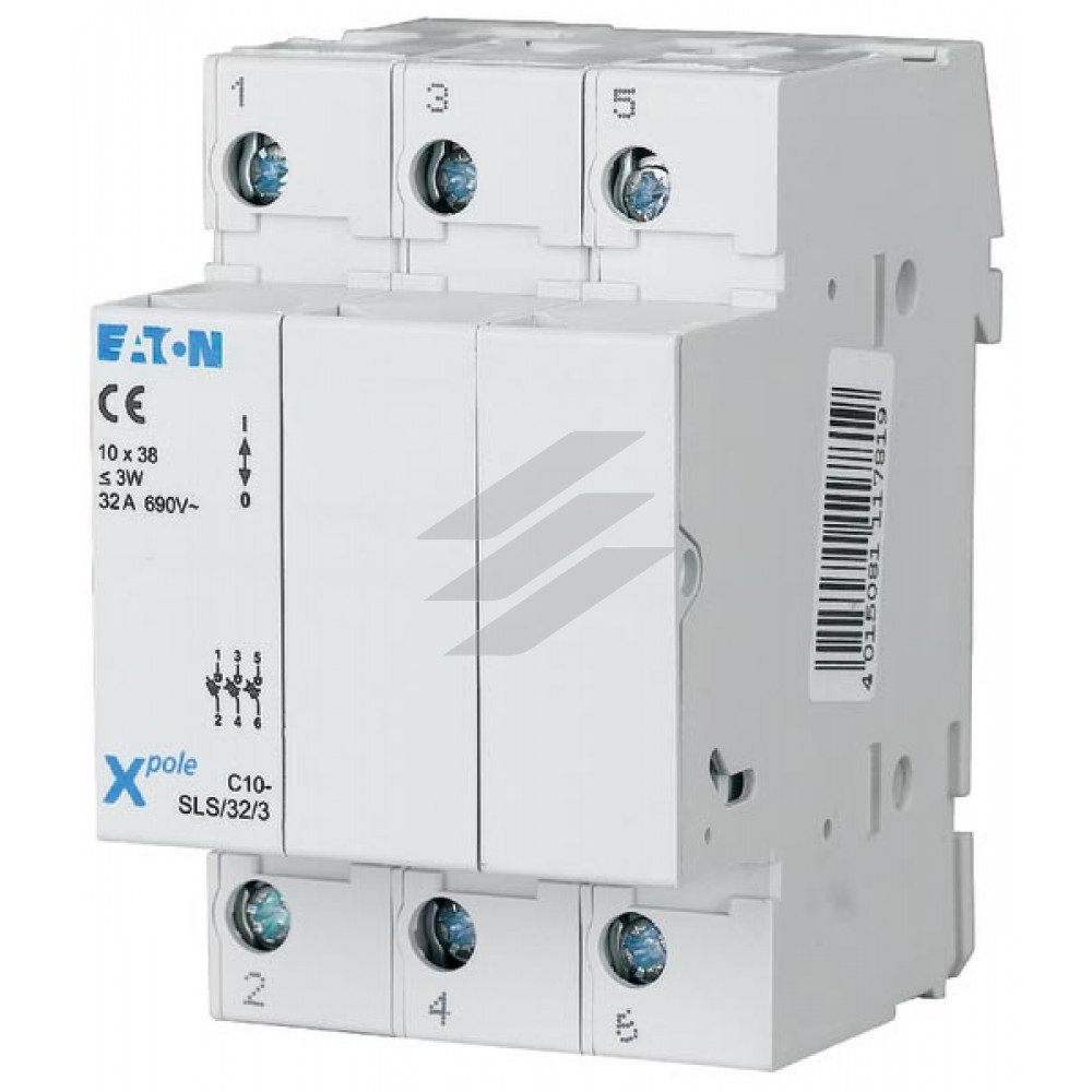 Тримач запобіжника 10х38 C10-SLS/32/3, Eaton Тримач запобіжника 10х38 C10-SLS/32/3, Eaton