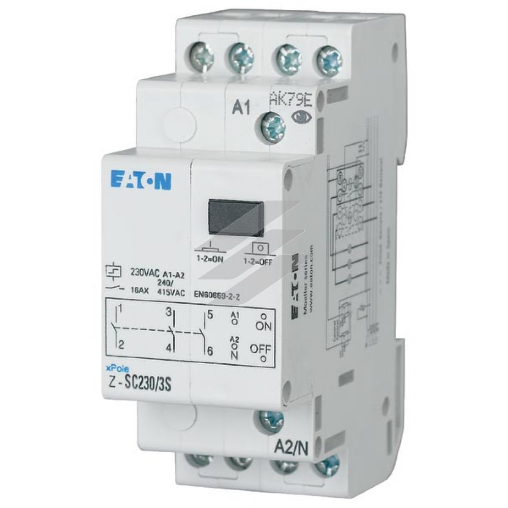 Імпульсне реле 230 В Z-SC230/3S, Eaton