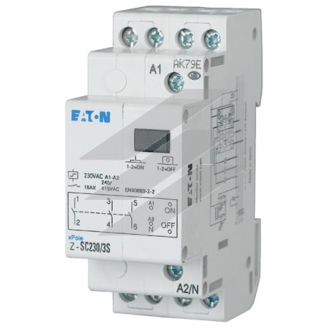 Імпульсне реле 230 В Z-SC230/3S, Eaton