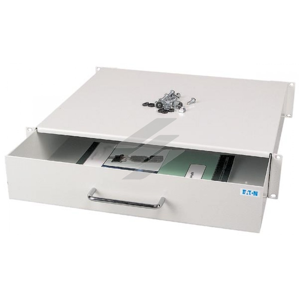 Полка для шафи NWS-FFS/T400/2HE, 19 дюймів,+шухляда, 2 юніта, Eaton Полка для шафи NWS-FFS/T400/2HE, 19 дюймів,+шухляда, 2 юніта, Eaton