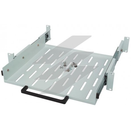 Полка для шафи NWS-FAD/19/2HE/T400, 19 дюймів, висувне, попереду+ззаду, 2 юніта, Eaton