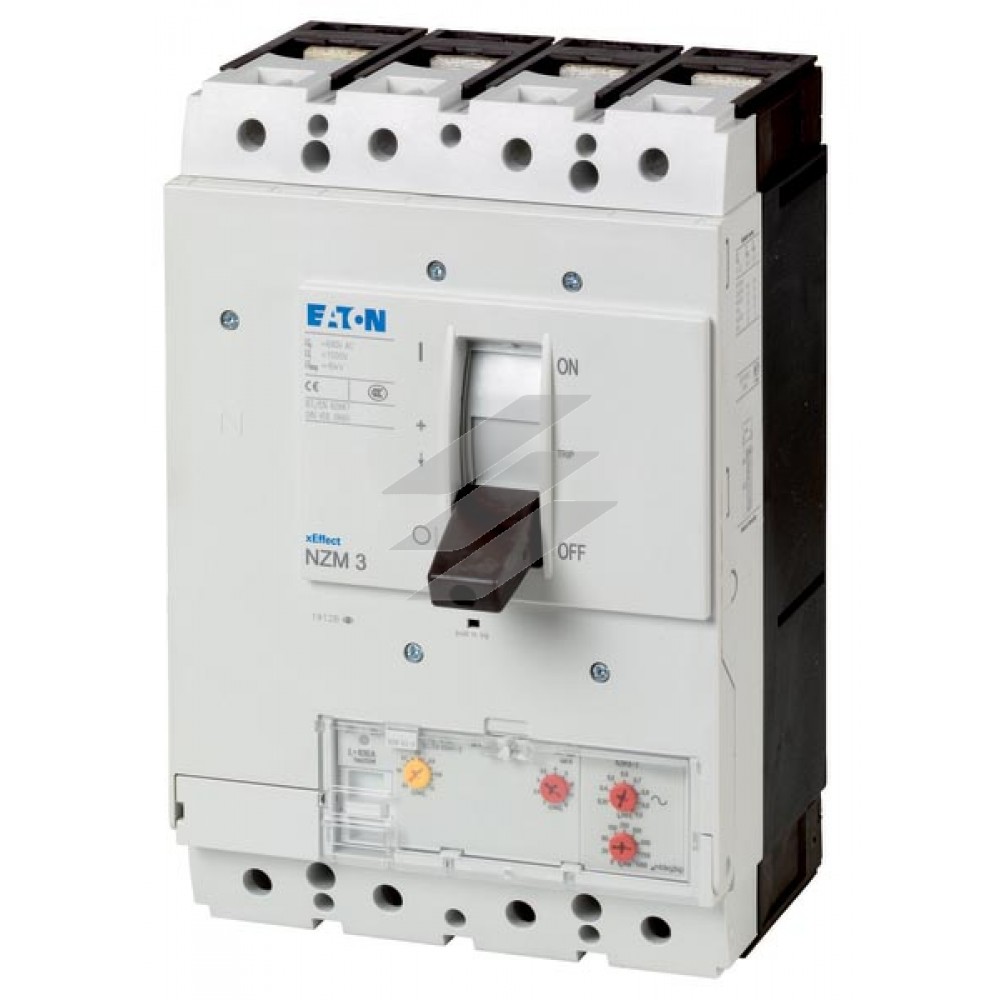 Викатний автоматичний вимикач 400А NZMN3-4-AE400-T, Eaton