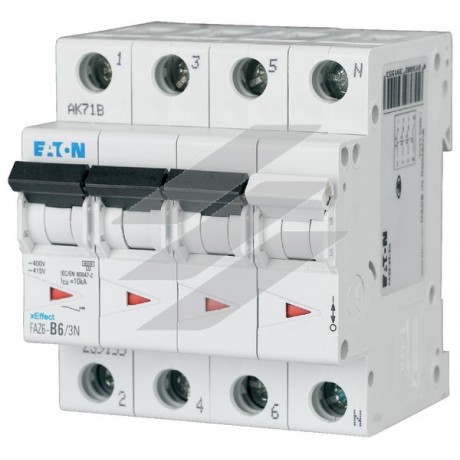 Захисний вимикач LS FAZ6-C40/3N, Eaton