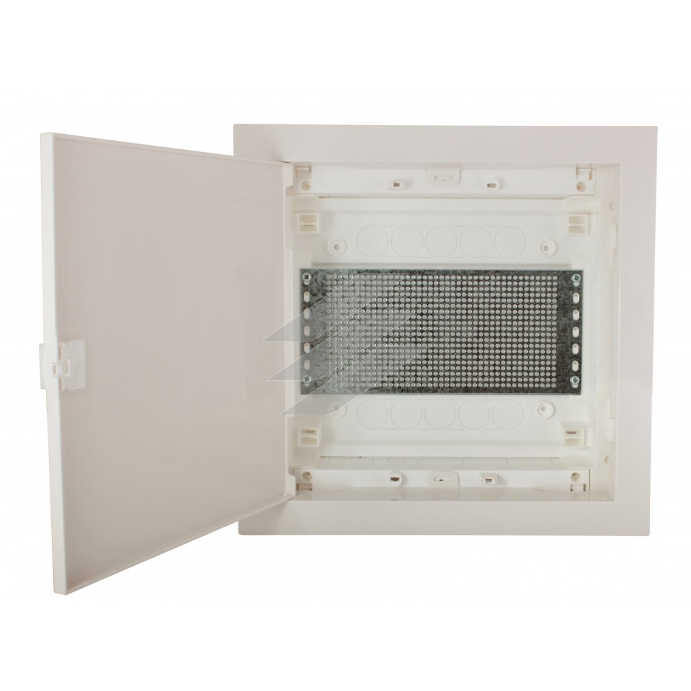 Щит металопластиковий ECG14 MEDIA-PO (перф.панель, пластік.бел.дверь) ETI