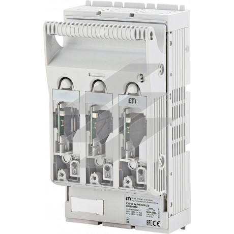 Роз'єднувач під запобіжники KVL-00 160A 3P (M8-M8) LED, ETI