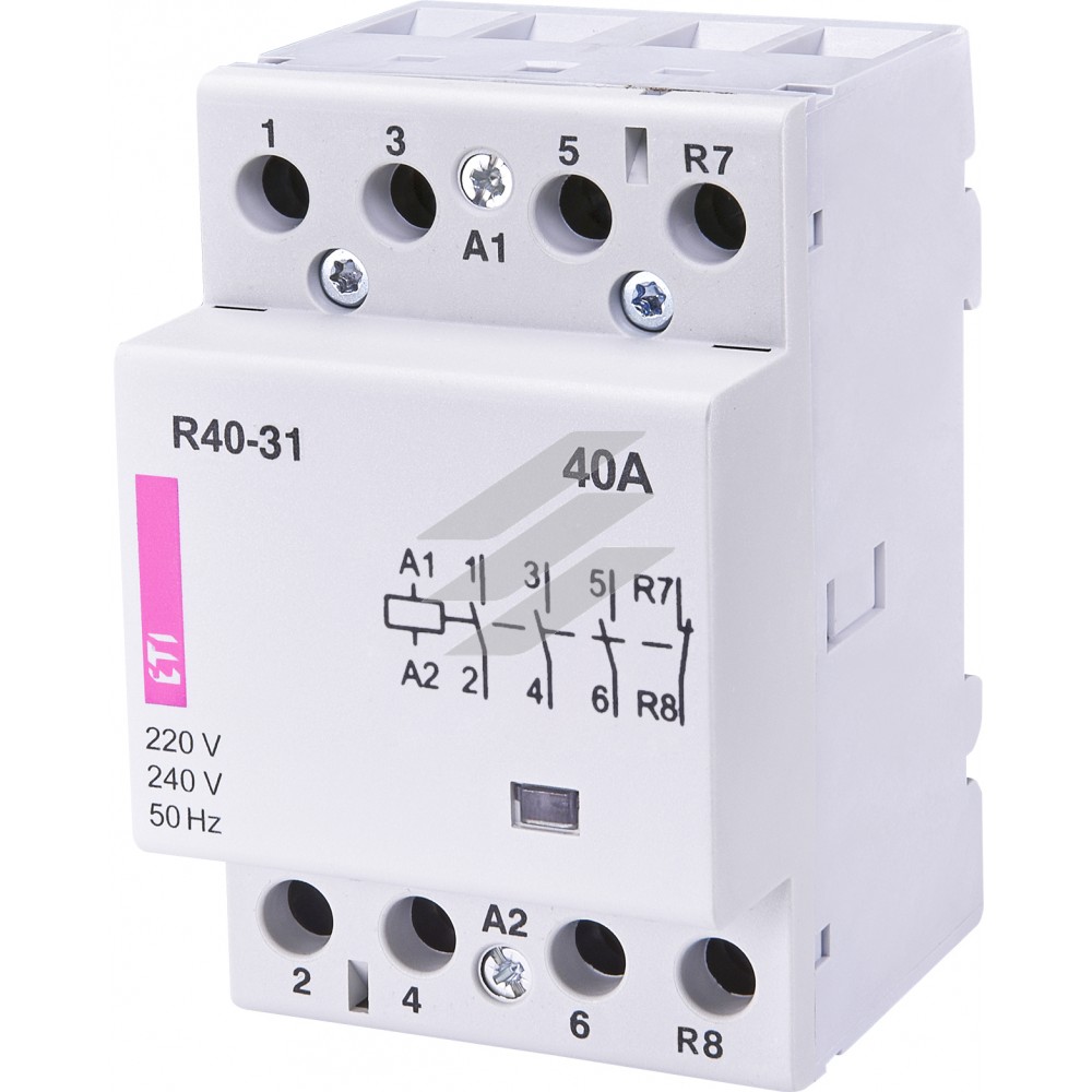Модульний контактор R 40-31 230V AC 40A (AC1), ETI