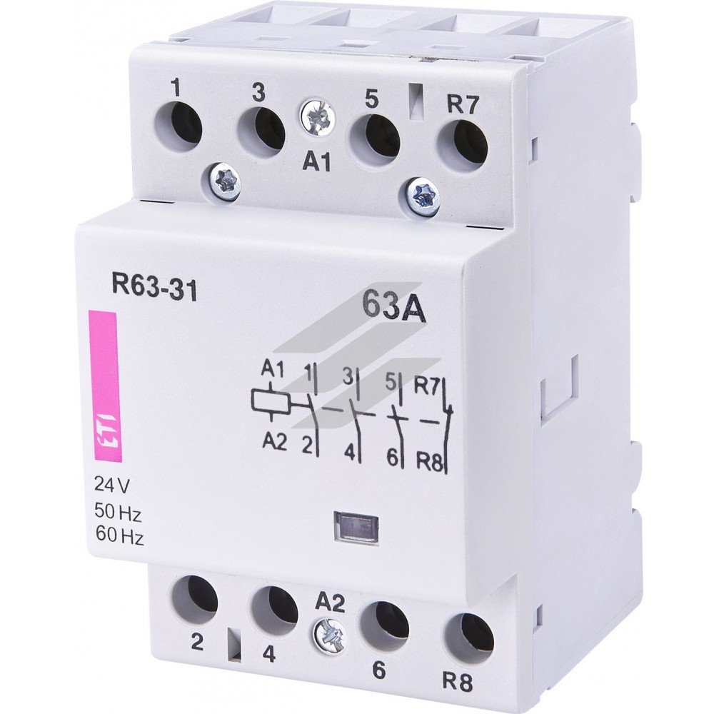 Модульний контактор R 63-31 24В AC 63A (AC1), ETI