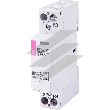 Модульний контактор RD 20-11 (230V AC/DC) (AC1), ETI