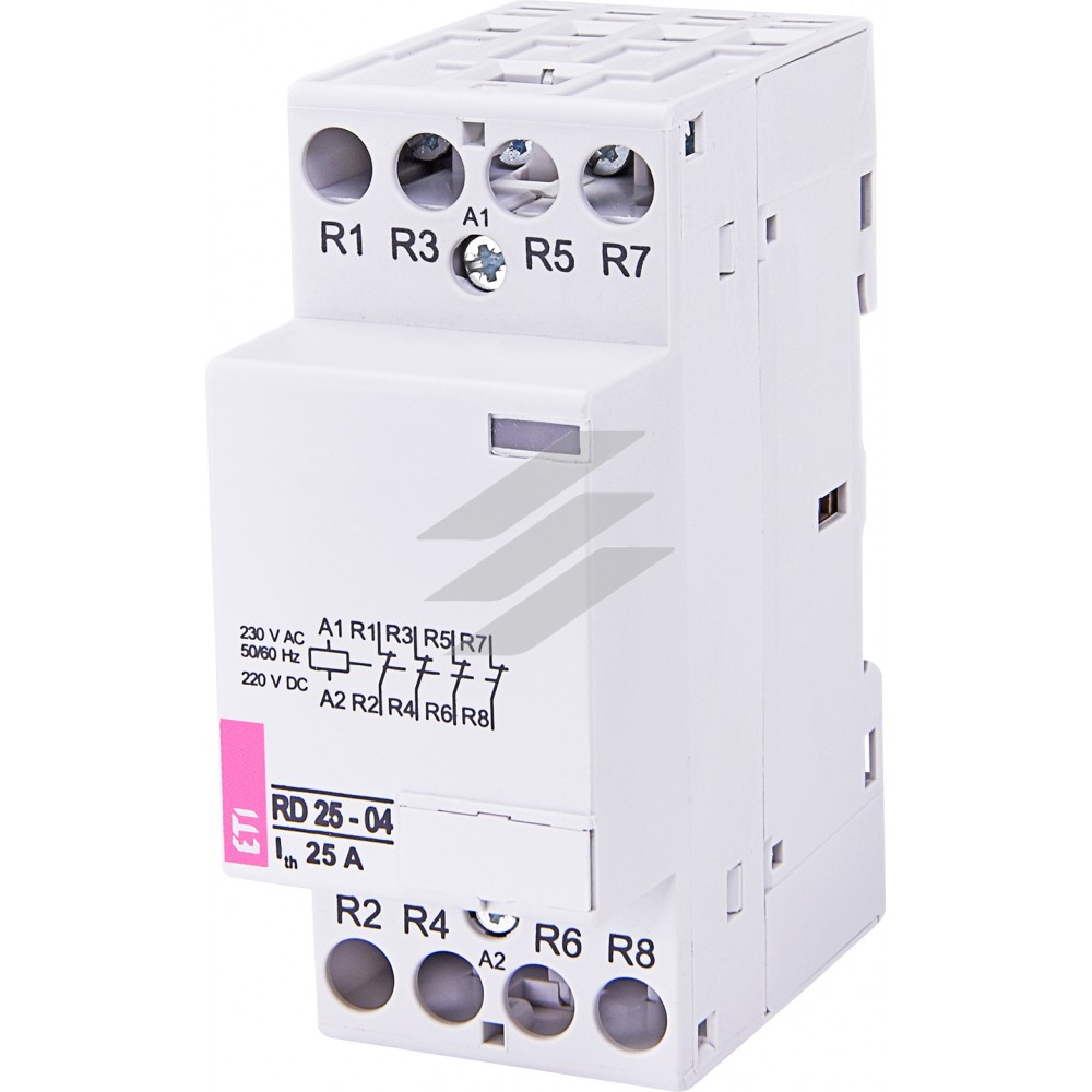 Модульний контактор RD 25-04 (230V AC/DC) (AC1), ETI