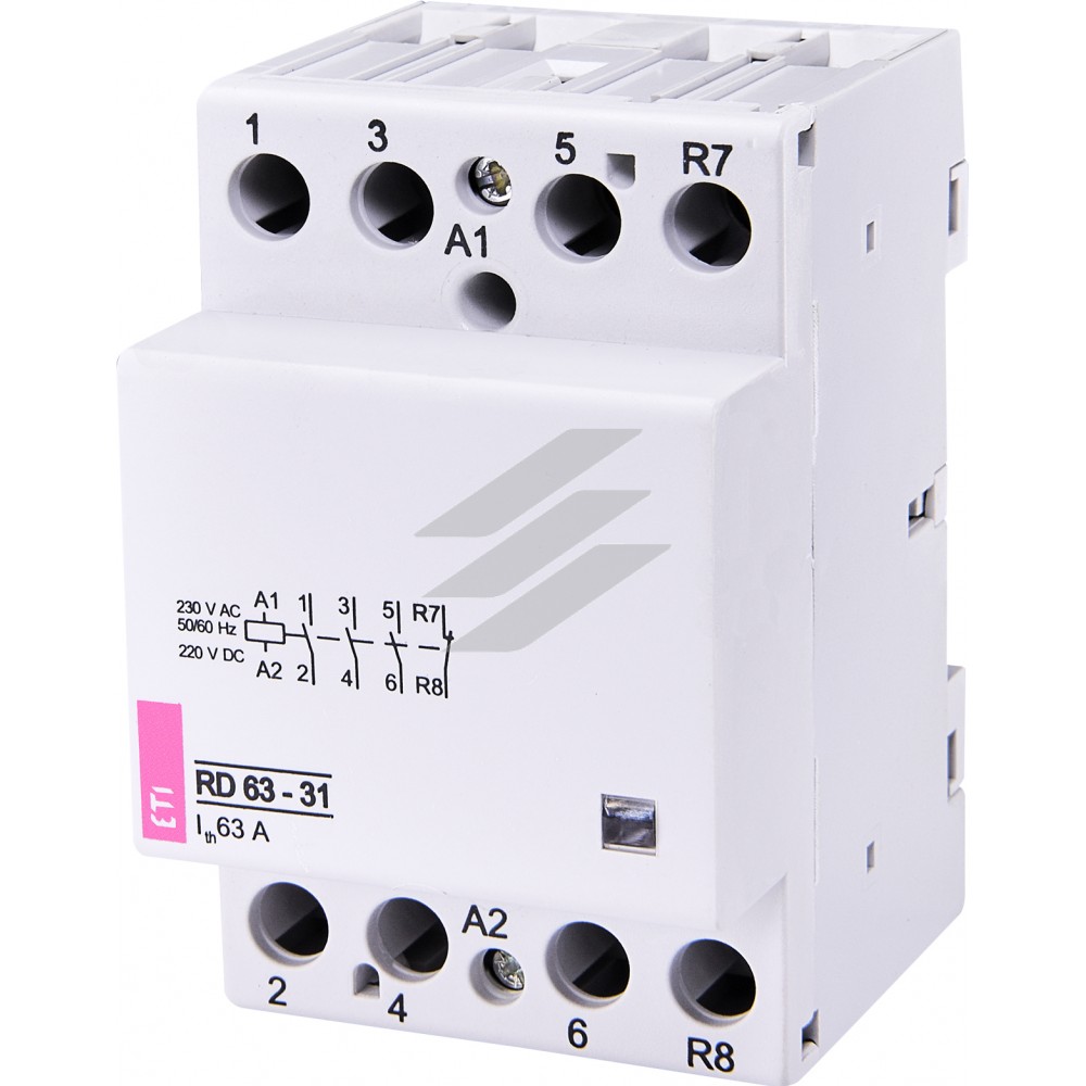 Модульний контактор RD 63-31 (230V AC/DC) (AC1), ETI