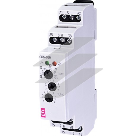 Багатофункціональне реле часу CRM-93 H UNI 12-240V AC/DC (3x8A AC1), ETI