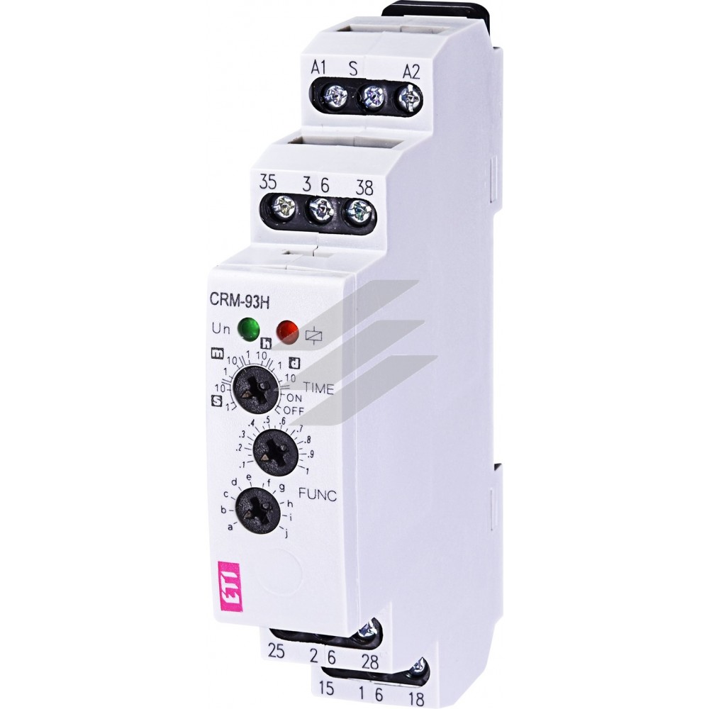 Багатофункціональне реле часу CRM-93H 230V/AC 3×8А, ETI