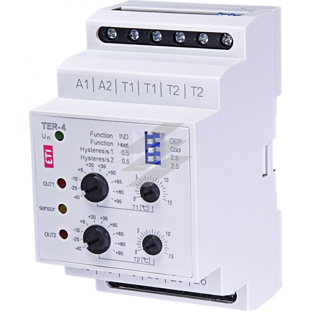 Термостат TER-4 230V (2x16A AC1), ETI