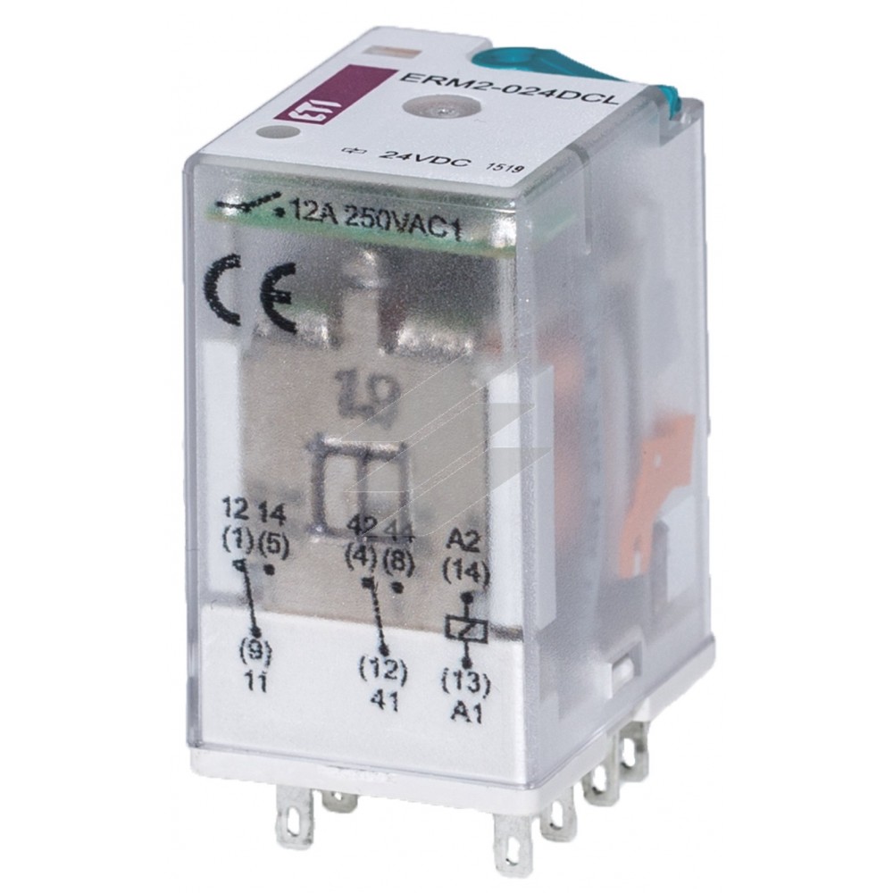 Реле електромеханічне ERM2-024DCL 2P, ETI