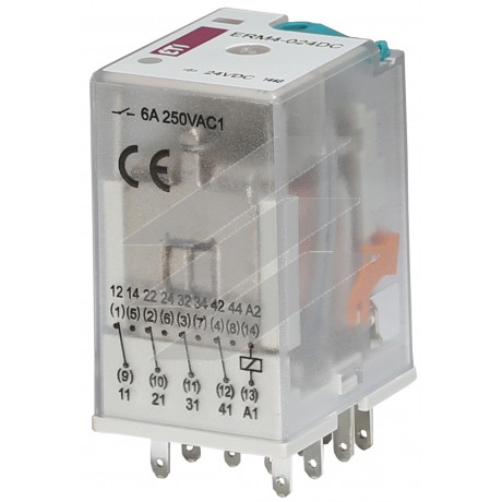 Реле електромеханічне ERM4-024DC 4P, ETI