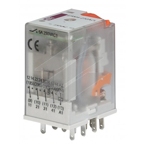 Реле електромеханічне ERM4-230ACL 4P, ETI
