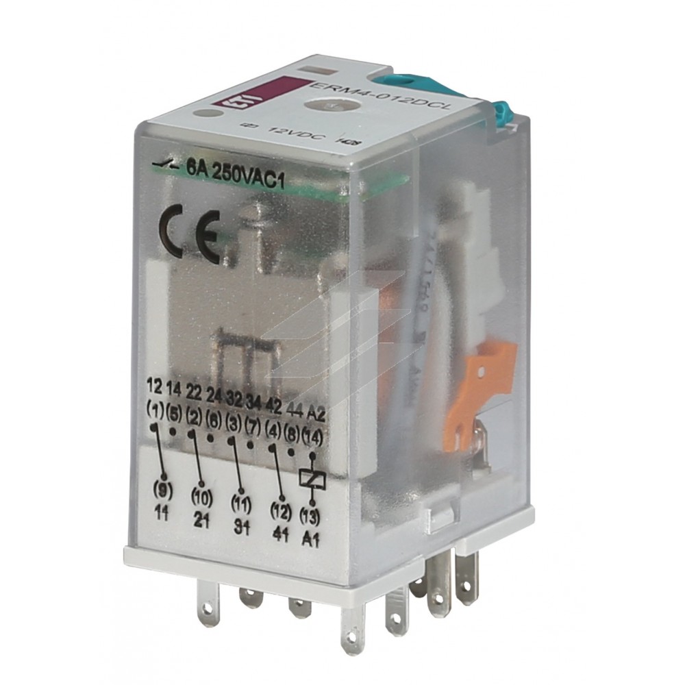 Реле електромеханічне ERM4-012DCL 4P, ETI