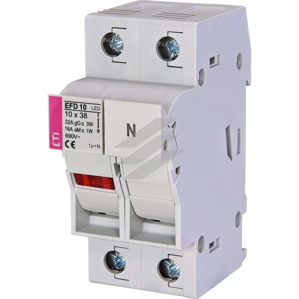 Роз'єднувач для запобіжників EFD 10 LED 1P+N, ETI