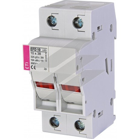 Роз'єднувач для запобіжників EFD 10 LED 2P, ETI