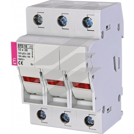 Роз'єднувач для запобіжників EFD 10 LED 3P, ETI