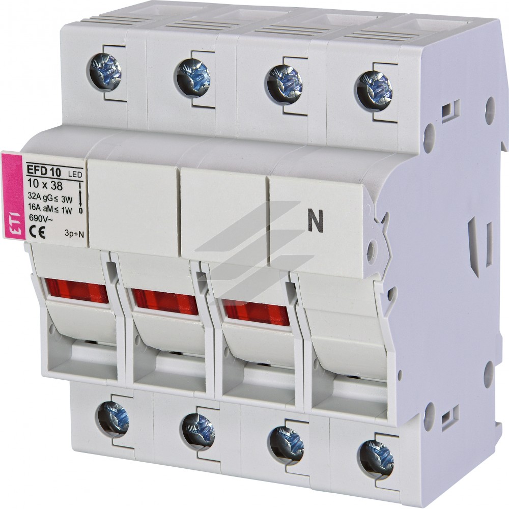 Роз'єднувач для запобіжників EFD 10 LED 3P+N, ETI