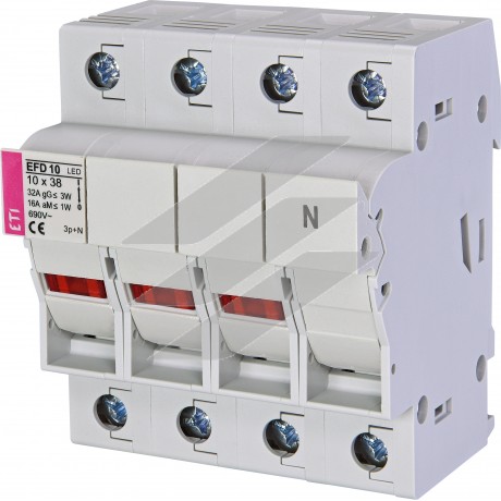 Роз'єднувач для запобіжників EFD 10 LED 3P+N, ETI