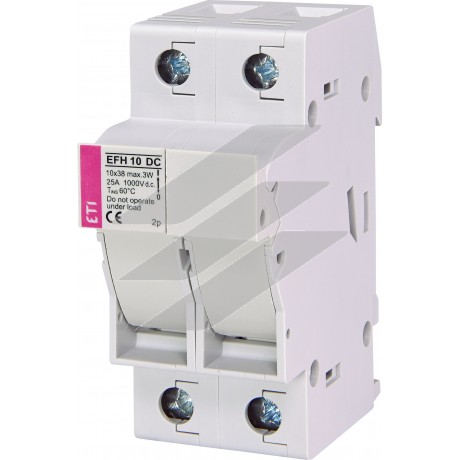 Роз'єднувач для запобіжників EFH 10 2P 25A 1000V DC, ETI