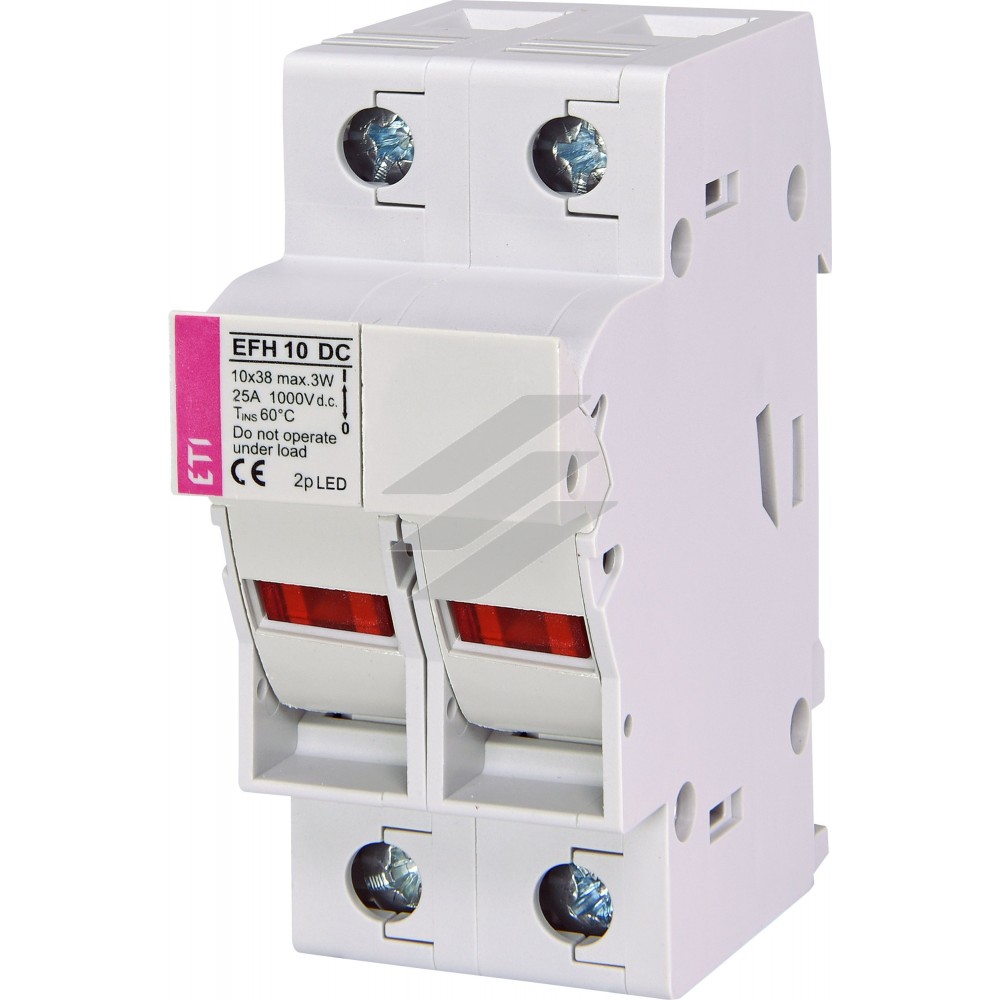 Роз'єднувач для запобіжників EFH 10 2P-LED 25A 1000V DC, ETI