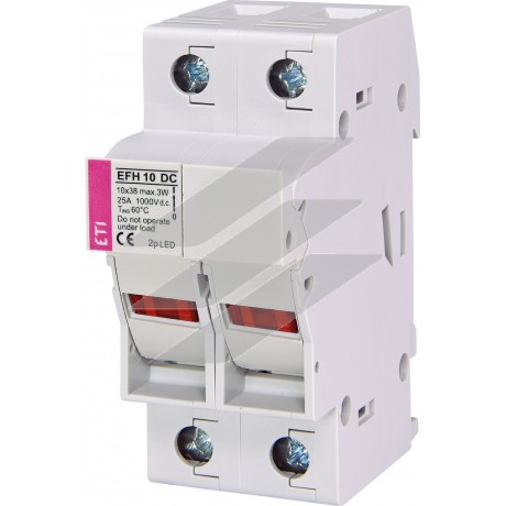 Роз'єднувач для запобіжників EFH 10 2P-LED 25A 1000V DC, ETI