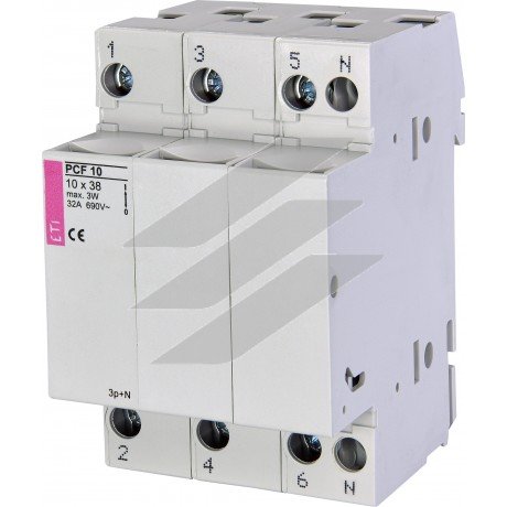 Роз'єднувач для запобіжників PCF 10 3P+N 690V, ETI