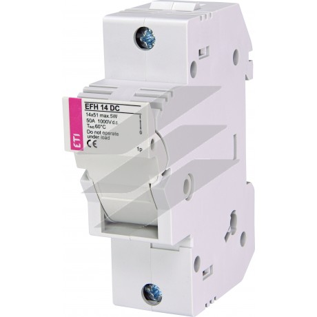Роз'єднувач для запобіжників EFH 14 1P 50A 1000V DC, ETI