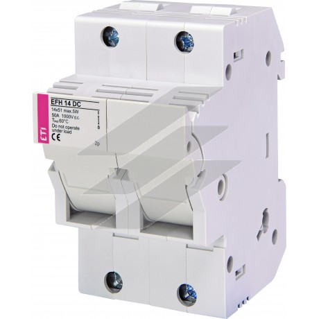 Роз'єднувач для запобіжників EFH 14 2P 50A 1000V DC, ETI
